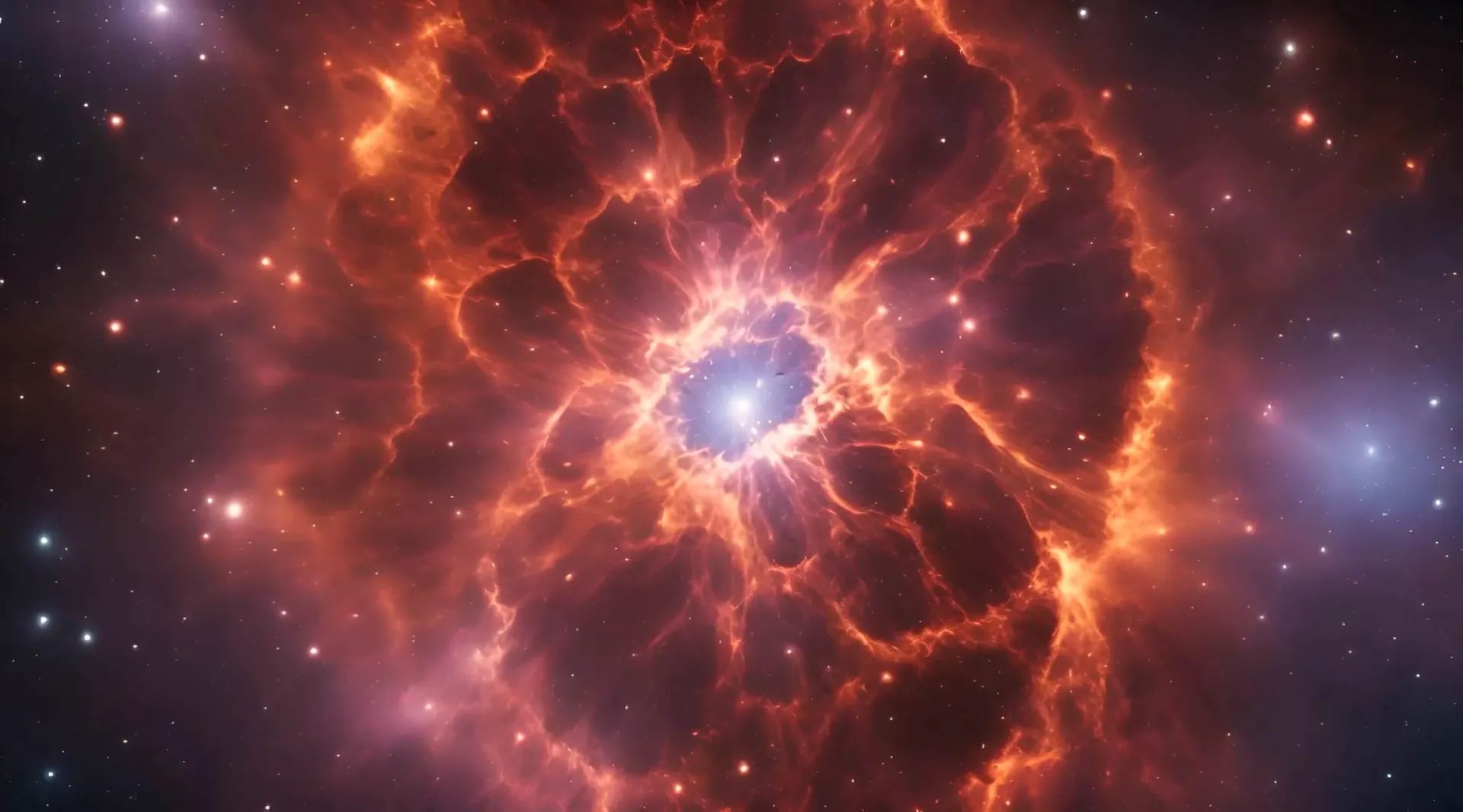 Galactic Eruption Starburst Video Backdrop
